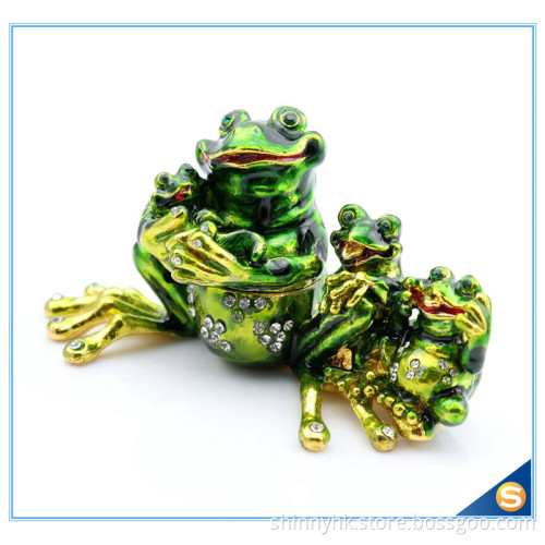Hot Sale Lovely Frog Trinket Box Fashion Jewelry Box For Family's Gift SCJ808
